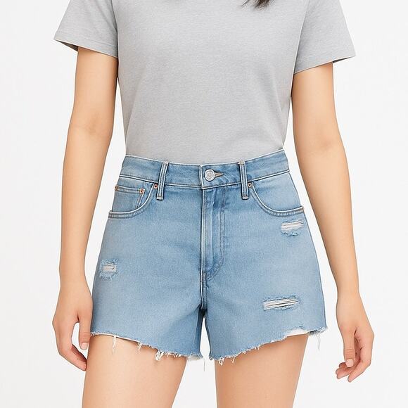 Uniqlo Denim Cut-off Jean Shorts - Picture 1 of 7